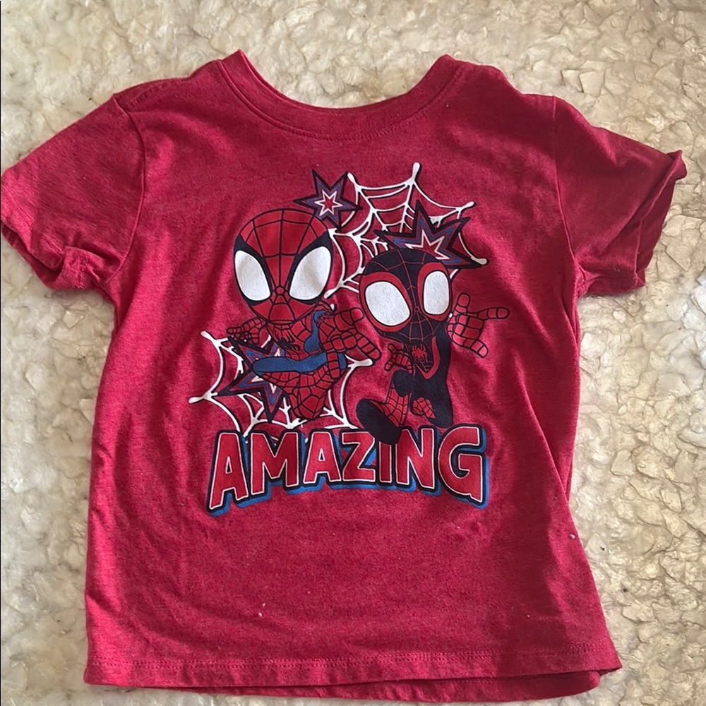 Marvel Red Spider-Man Kids T-Shirt